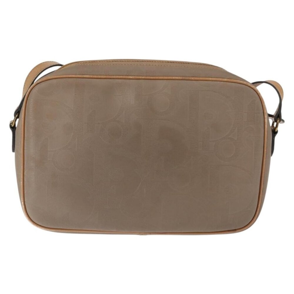 Christian Dior Trotter Canvas Shoulder Bag Beige Gold Auth ep11416 - Picture 3 of 16